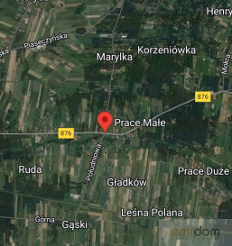 Działka Sprzedaż Prace Małe Południowa