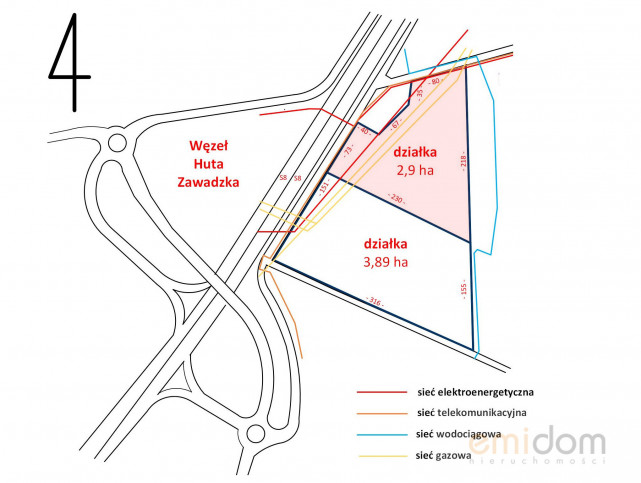 Działka Sprzedaż Zawady 3
